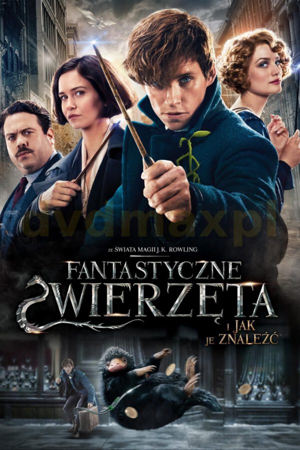 Fantastyczne zwierzęta i jak je znaleźć plakat - filmy-animowane.pl