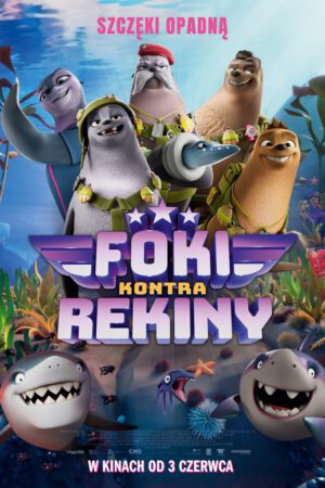Foki kontra rekiny plakat - filmy-animowane.pl