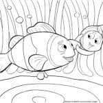 Gdzie jest Nemo kolorowanka - filmy-animowane.pl