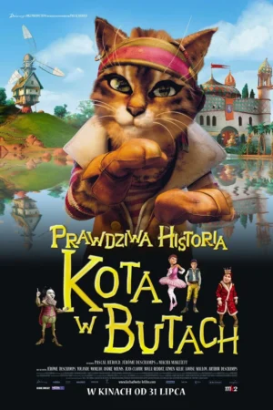 Prawdziwa historia Kota w Butach plakat - filmy-animowane.pl