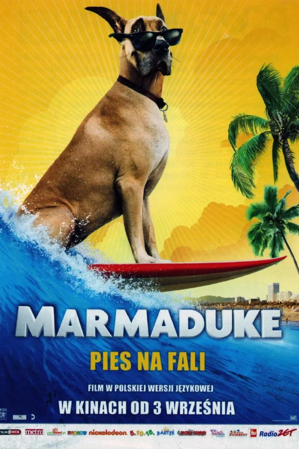 Marmaduke pies na fali - filmy-animowane.pl