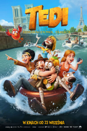 Tedi i szmaragdowa tablica plakat - filmy-animowane.pl