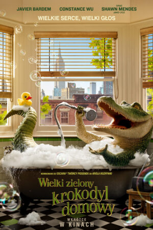 Wielki zielony krokodyl domowy plakat - filmy-animowane.pl