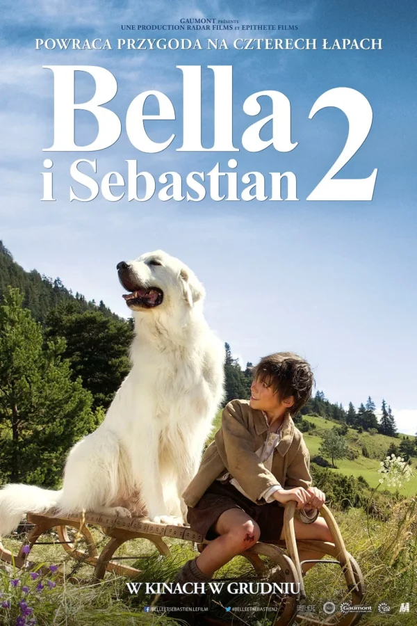 Bella i Sebastian 2 plakat - filmy-animowane.pl