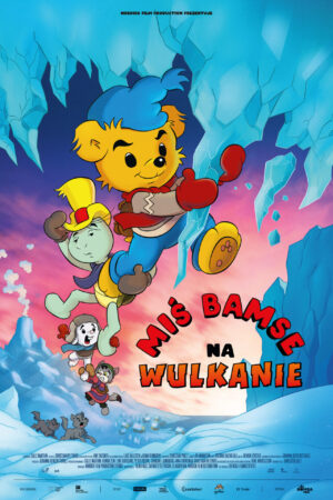 Miś Bamse na wulkanie plakat - filmy-animowane.pl