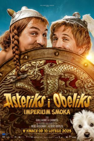 Asteriks i Obeliks Imperium smoka plakat - filmy-animowane.pl