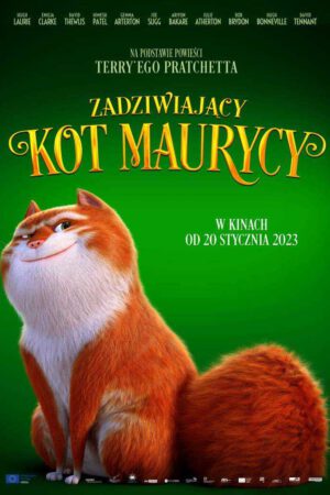 Zadziwiający kot Maurycy plakat - filmy-animowane.pl