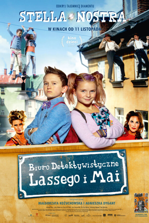 Biuro Detektywistyczne Lassego i Mai Stella Nostra plakat - filmy-animowane.pl