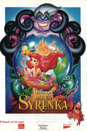 Mała syrenka plakat - filmy-animowane.pl