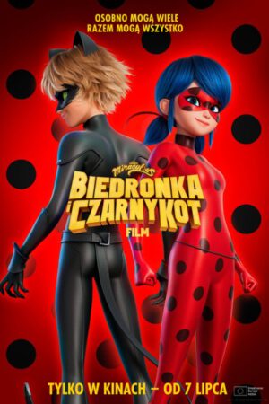 Miraculous: Biedronka i Czarny Kot. Film plakat - filmy-animowane.pl